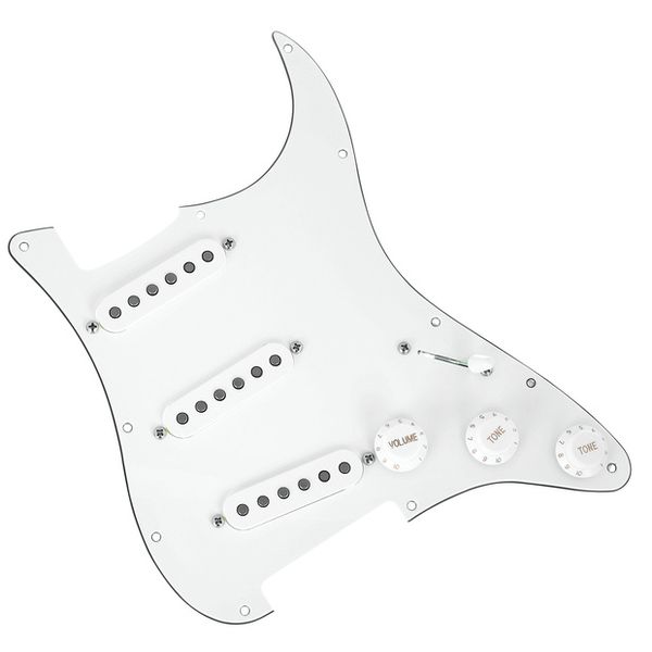 Mojotone 58 Q.Coil Hot Br. Pickguard WH