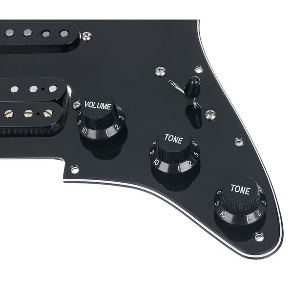 Mojotone 58 Quiet Coil HSS Pickguard BK