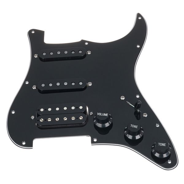 Mojotone 58 Quiet Coil HSS Pickguard BK