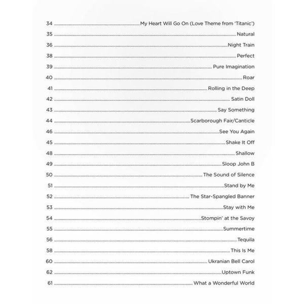 Hal Leonard First 50 Songs Bells/Glockensp