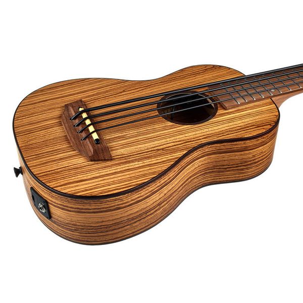 Kala U-Bass Zebrawood 4 NT