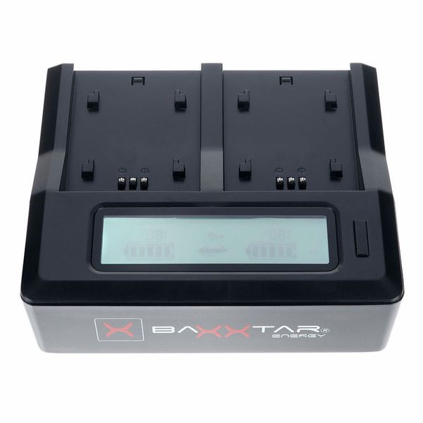 Baxxtar Pro LCD Dual Charger for NP-F