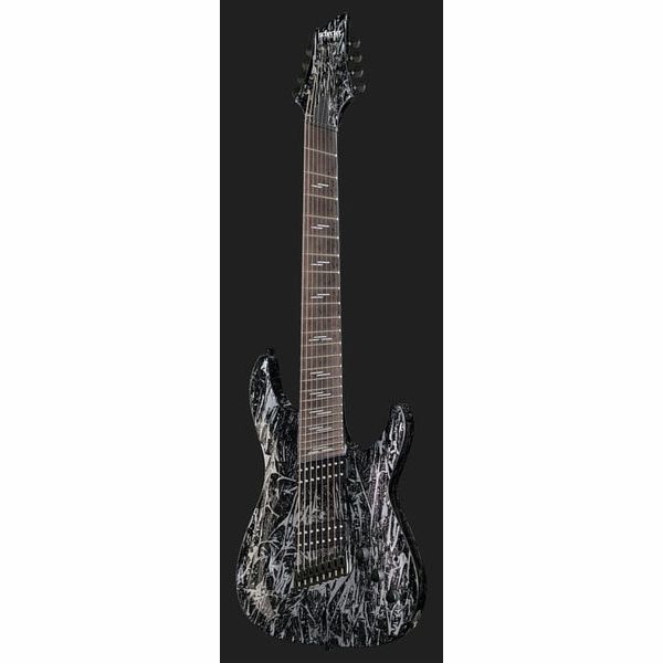 Schecter C-8 Multiscale Silver Mountain