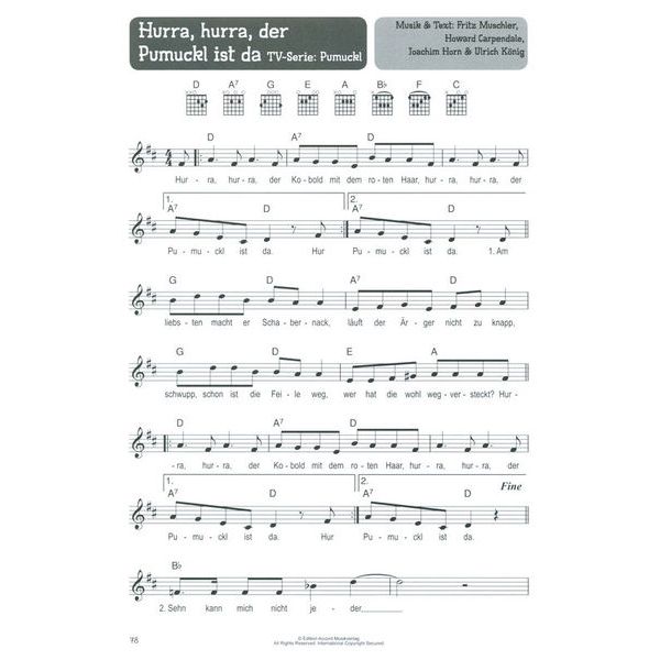 Bosworth 100 Kinderlieder Gitarre 2