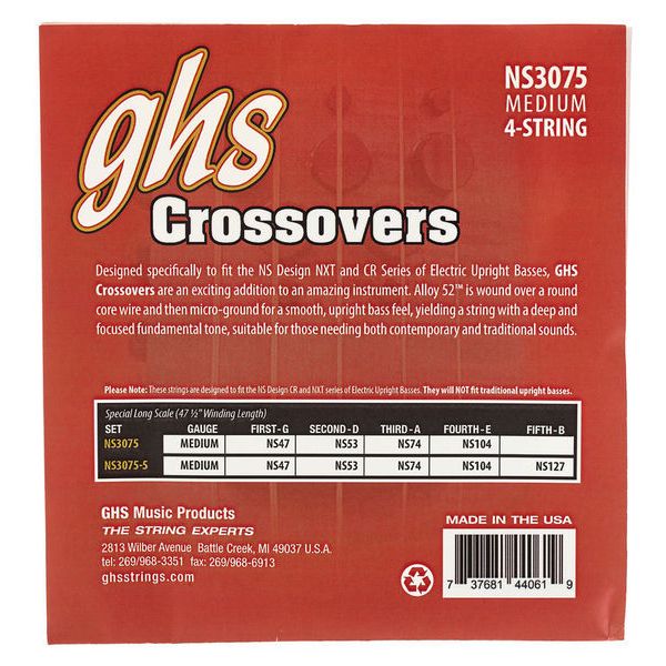 GHS NS3075 Crossovers 037-104