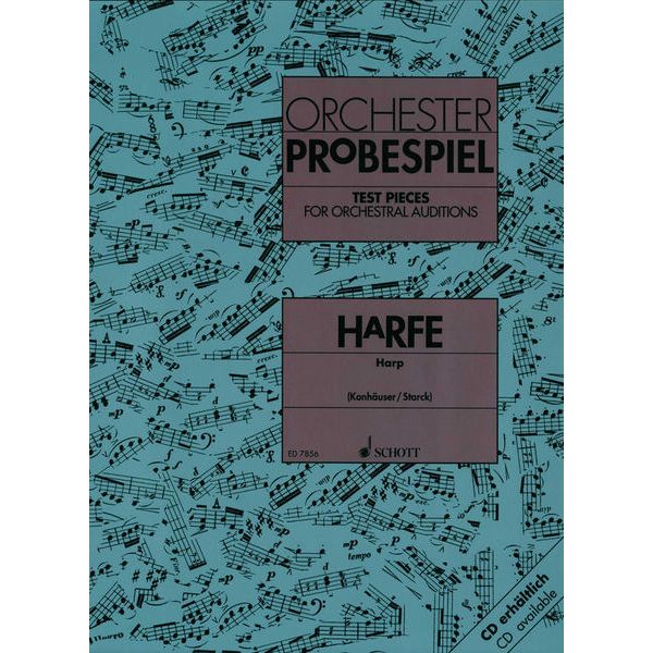 Edition Peters Orchester Probespiel Harfe