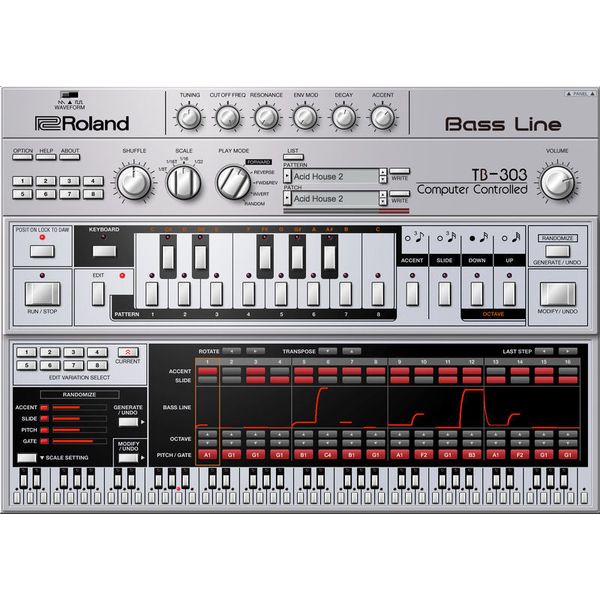 Roland Tb-303 Software Bass Line [Virtual]
