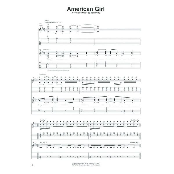 Hal Leonard Tom Petty Definitive Guitar
