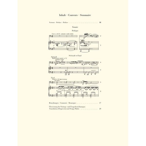 Henle Verlag Debussy Cellosonate d-moll