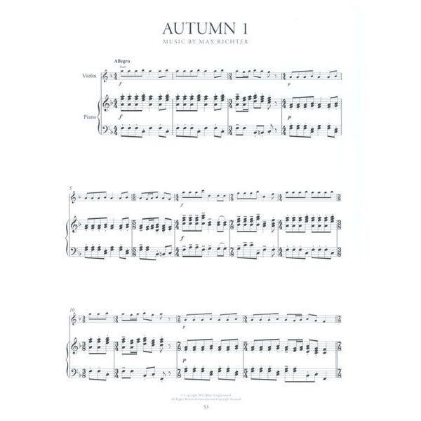 Chester Music Vivaldi Four Seasons M.Richter