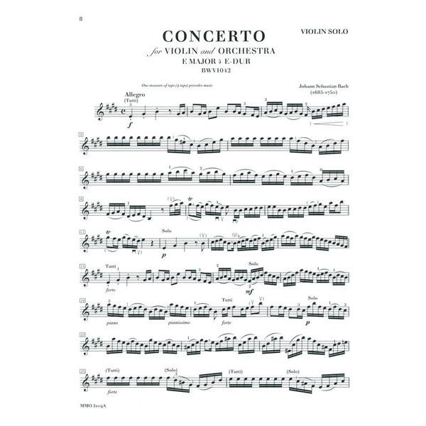 Music Minus One Bach Violin Concerto No.1