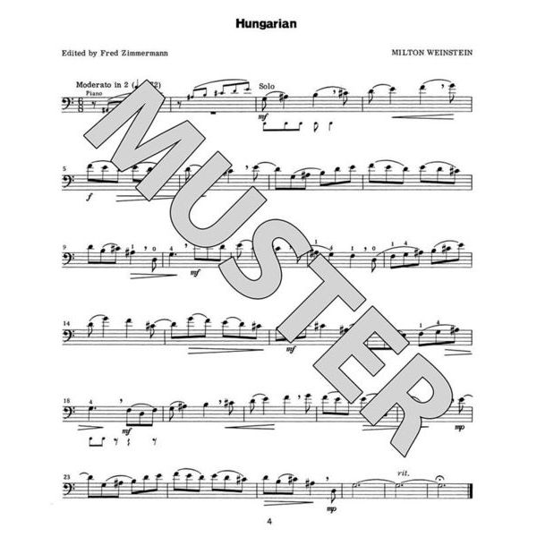 Music Minus One Music Double Bass/Piano Advanc