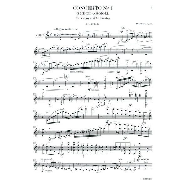 Music Minus One Bruch Violin Concerto No.1