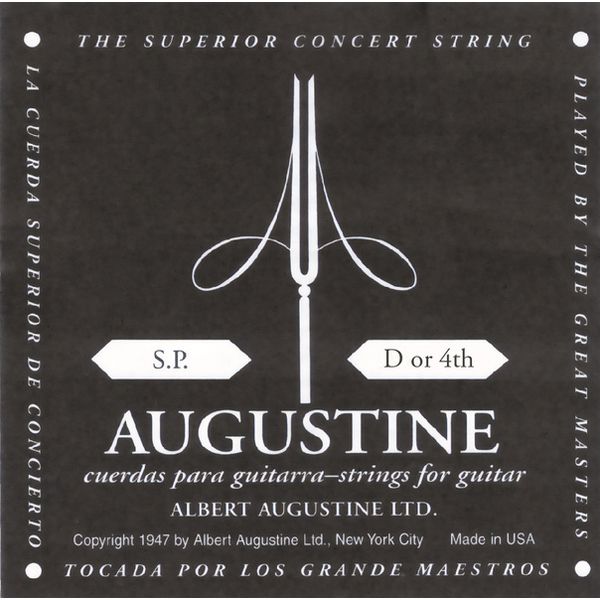 Augustine D-4 String Black Label