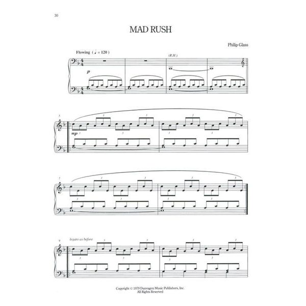 Chester Music Philip Glass Solo Piano