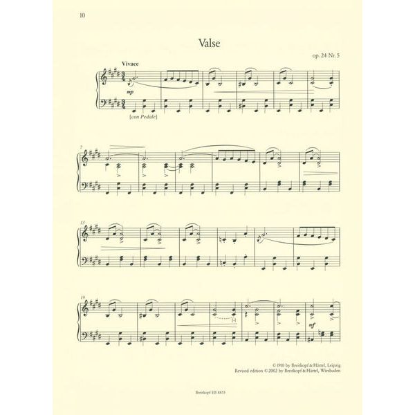 Breitkopf & Härtel Sibelius Piano Pieces