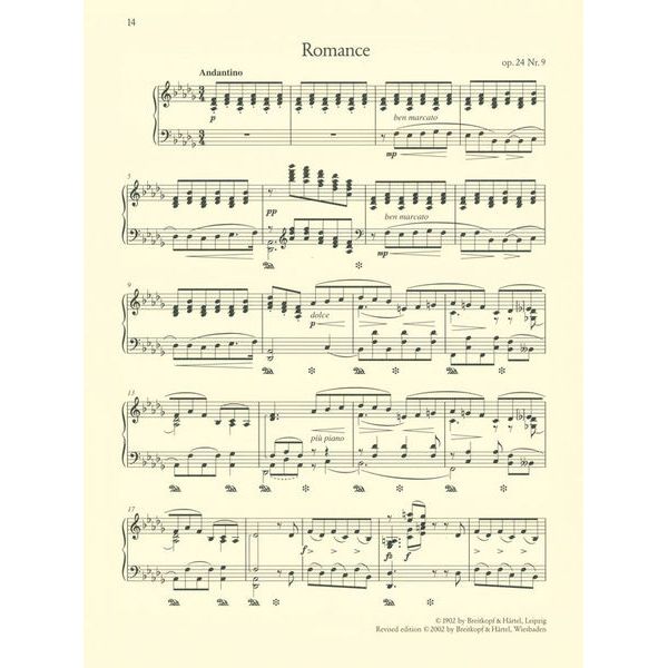 Breitkopf & Härtel Sibelius Piano Pieces