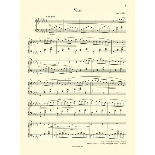 Breitkopf & Härtel Sibelius Piano Pieces