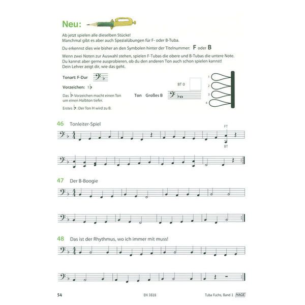 Hage Musikverlag Tuba Fuchs 1