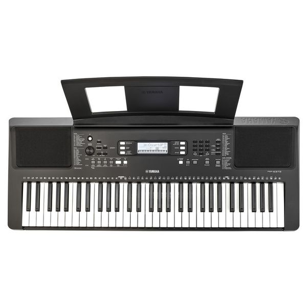 Yamaha PSR E373 Portable Keyboard Package with Remote Lesson, Black