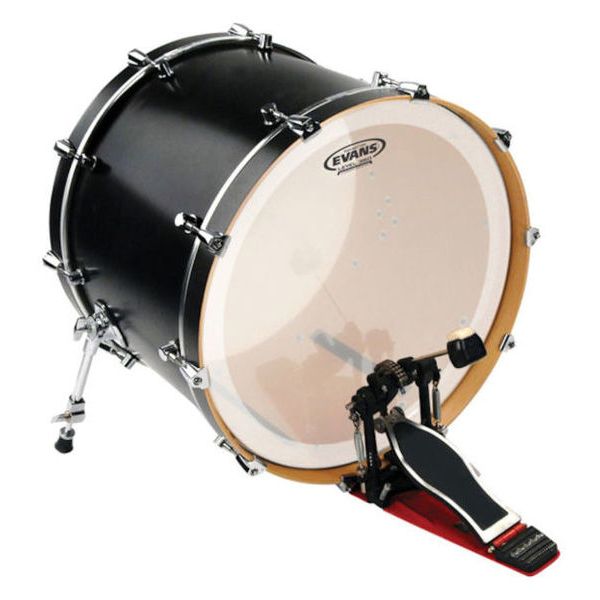 Evans 18" EQ4 Frosted Bass Drum