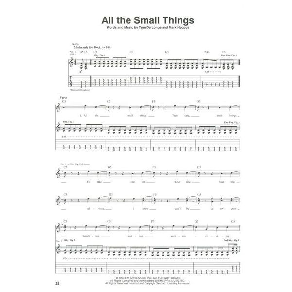 Hal Leonard Blink-182 Greatest Hits