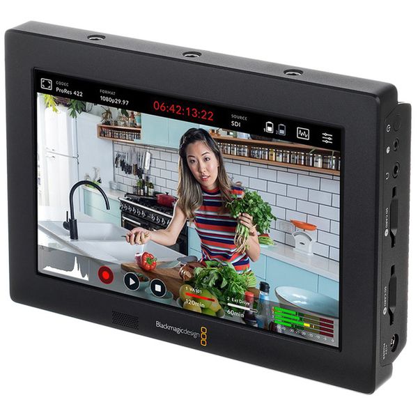 Blackmagic Design Video Assist 7-inch 12G HDR Portable Monitor, Recorder,  Scope, and Viewfinder