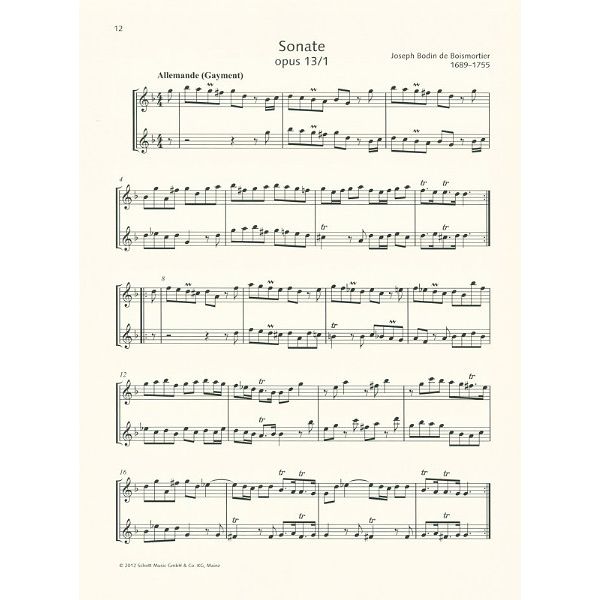 Schott Duets for Fun Flute