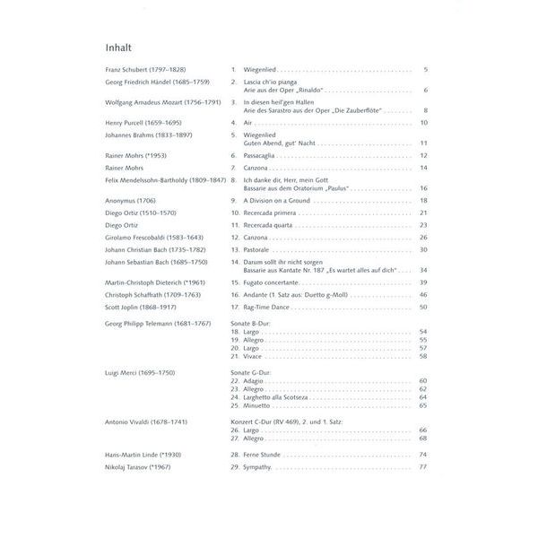 Schott Bassblockflöten-Konzertbuch
