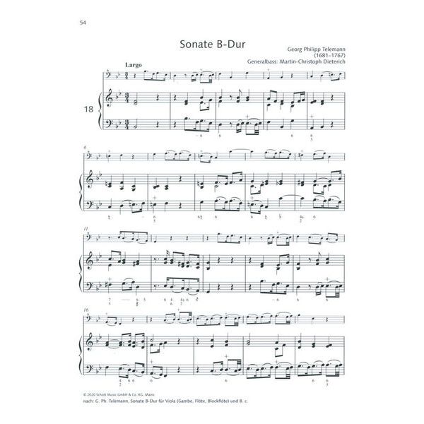 Schott Bassblockflöten-Konzertbuch