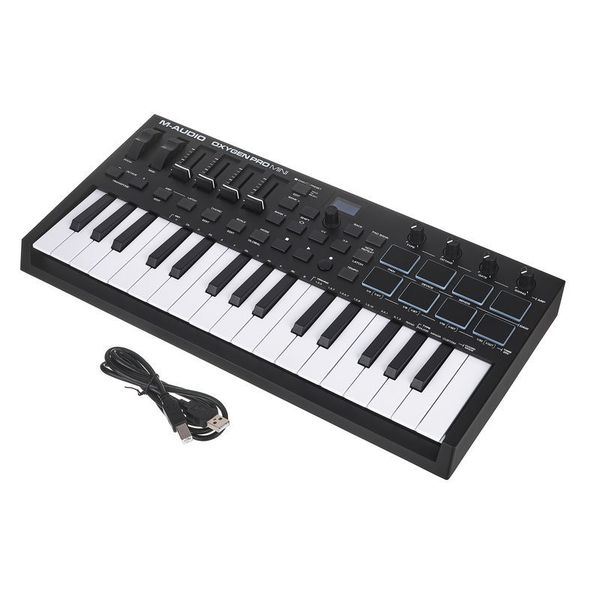 M-Audio - Clavier-maître USB 32 mini-touches pads RVB - KMD OXYGENPROMINI -  119,00 € - AL-KMD OXYGENPROMINI - M-Audio - Son