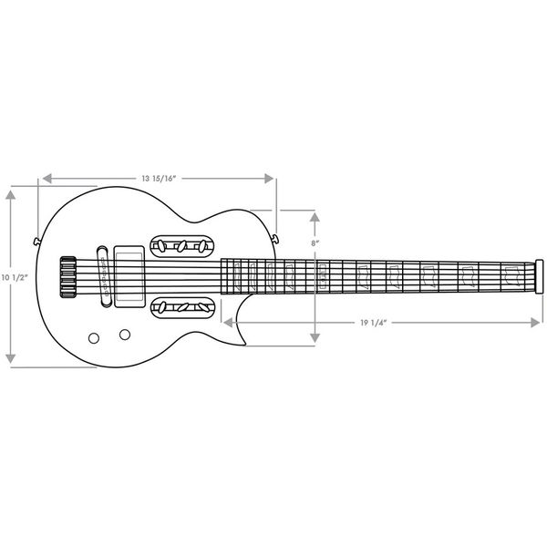 Traveler Guitar E-Series LTD EC-1 - Snow White