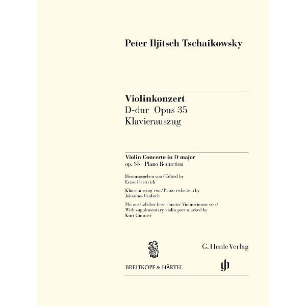 Henle Verlag Tschaikowsky Violinkonzert
