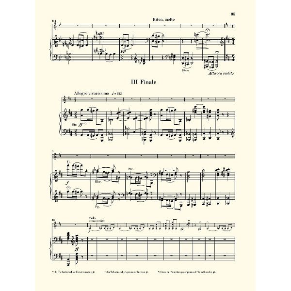 Henle Verlag Tschaikowsky Violinkonzert