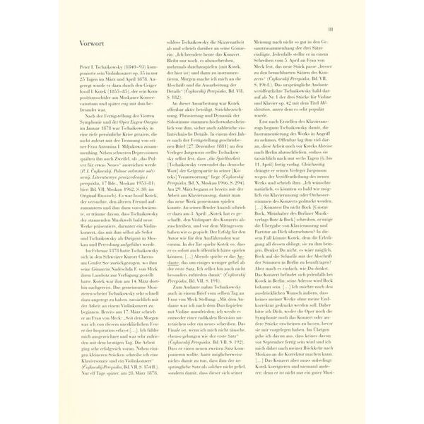 Henle Verlag Tschaikowsky Violinkonzert