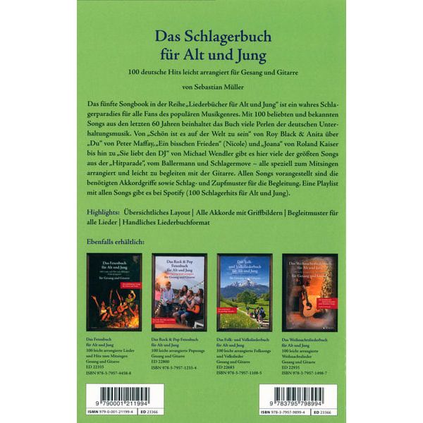 Schott Schlagerbuch Alt und Jung Git