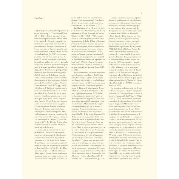 Henle Verlag Fauré Cellosonate Nr.2