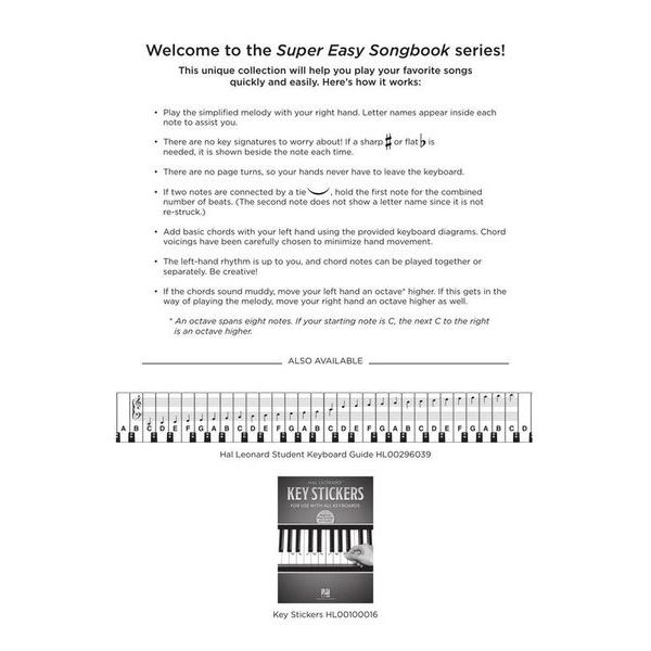 Hal Leonard Billie Eilish Super Easy Piano