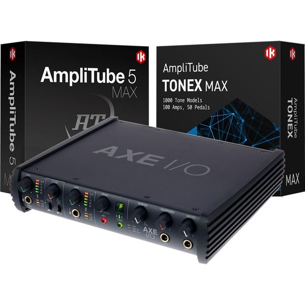 IK Multimedia AXE I/O+AmpliTube5+Tonex MAX – Thomann United States