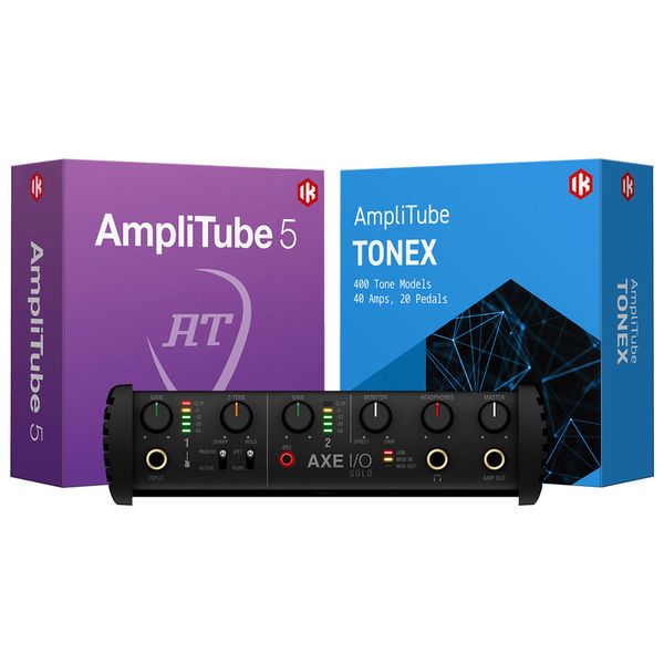 IK Multimedia AXE I/O Solo+AmpliTube 5+Tonex – Thomann UK