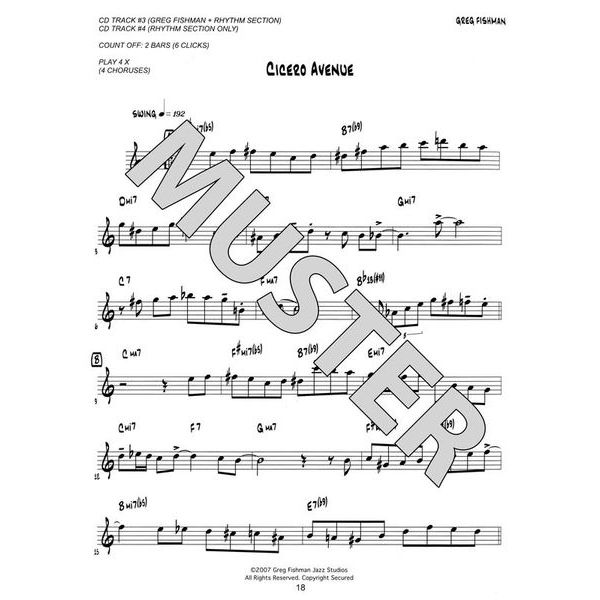 Greg Fishman Jazz Studios Jazz Saxophone Etudes 2 Musikhaus Thomann