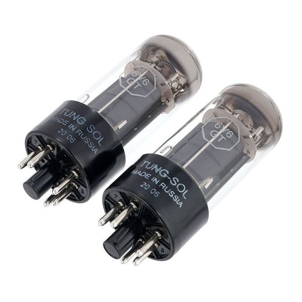 Tung-Sol 6V6GT Tubes Matched Pair