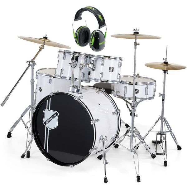 Millenium Focus 22 Drum Bundle White