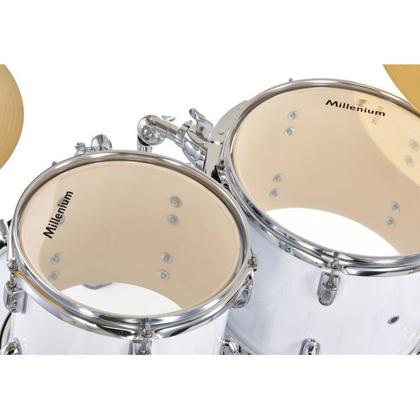 Millenium Focus 22 Drum Bundle White
