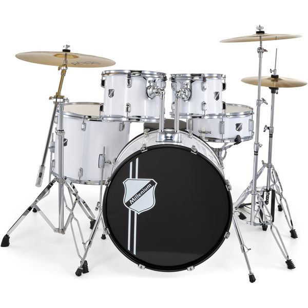 Millenium Focus 22 Drum Bundle White