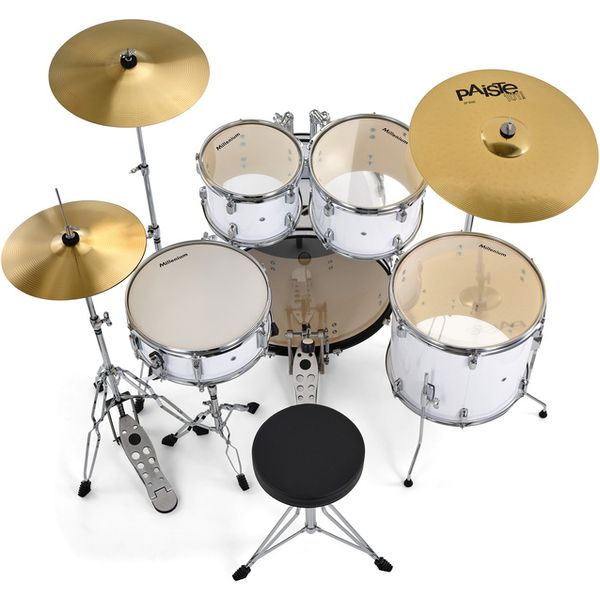 Millenium Focus 22 Drum Bundle White