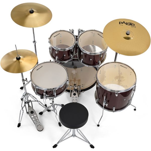 Millenium Focus 22 Drum Bundle Red
