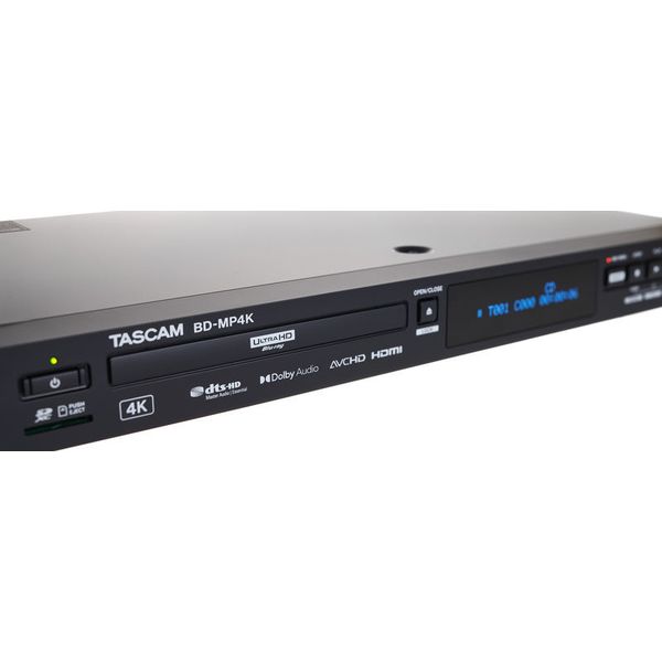 TASCAM BD-MP4K Professional-Grade 4K UHD Blu-ray Player