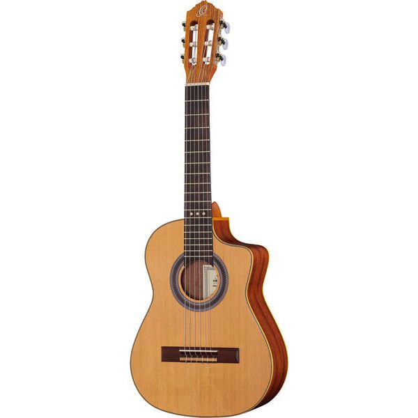 Guitare Classique Requinto Ortega RQC25 - Caisse Profonde, Cèdre/sapele - Accordage Standard - Pour Musique Latine