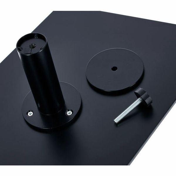 Studio Desk Orbit Speaker Shelves Black